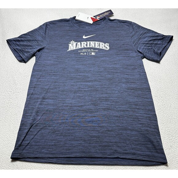 Seattle Mariners Nike Shirt MLB Baseball Team Center Swoosh Mens Medium NKM5 NWT - Picture 1 of 10